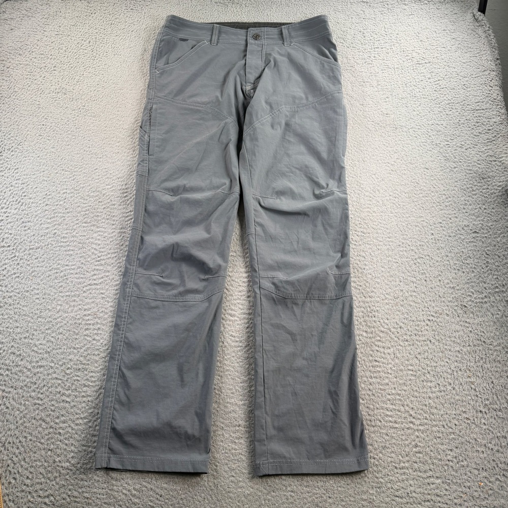 Kuhl Pants Rydr Mens 33x31 Grey Articulated Knee Hiking Outdoor Gorpcore